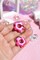 Sakura earrings, Cherry blossom hoops, simple earrings, hoop earrings, Japanese inspired product 2